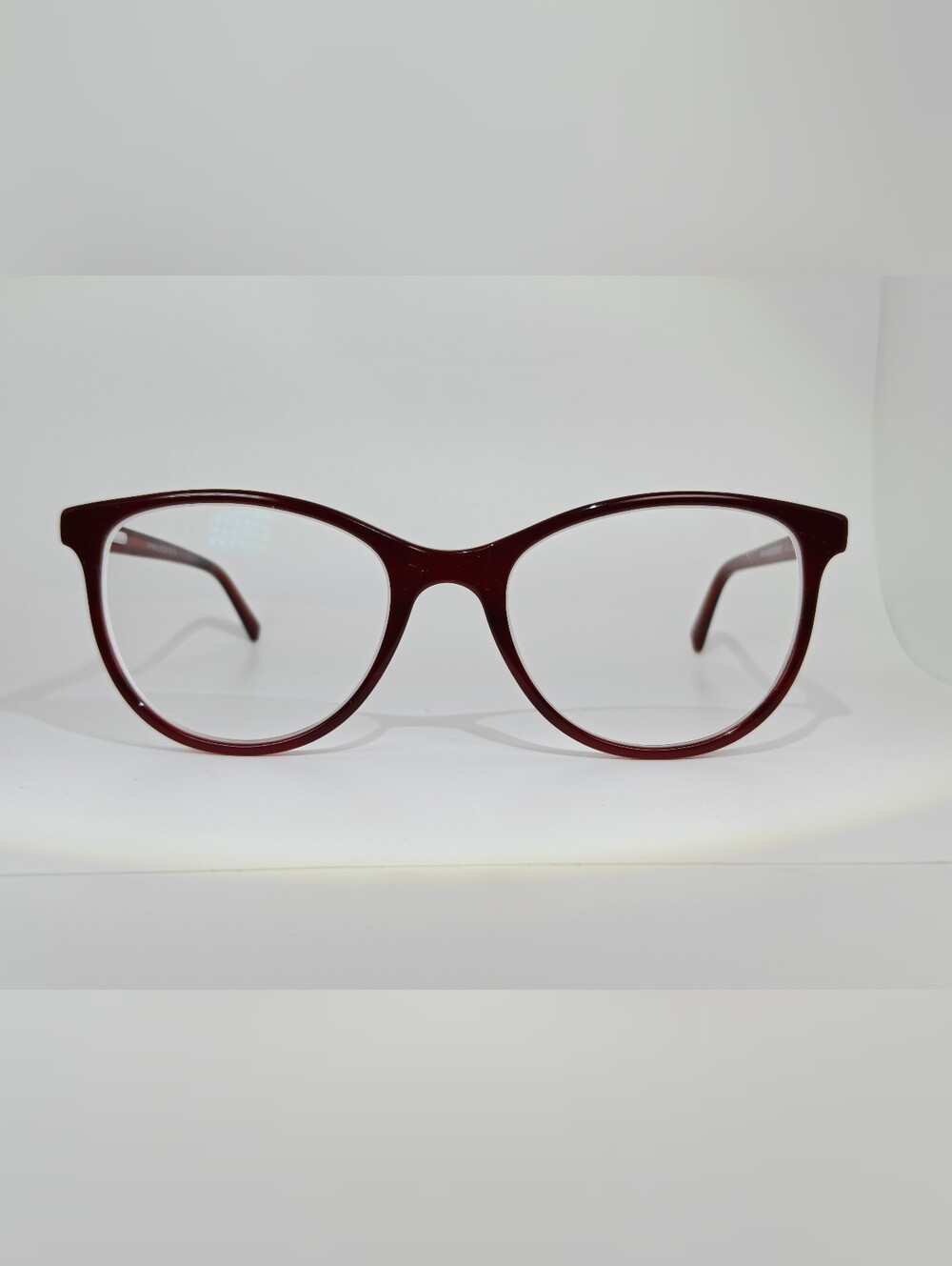 Sphinx. Women's Burgundy Rose Cat-Eye Eyeglass Frames.